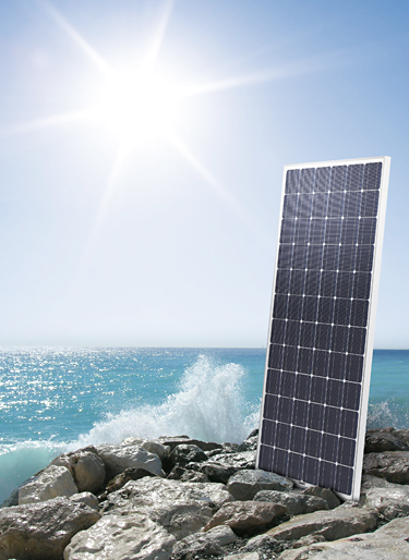 The ANTARIS SOLAR AS M series modules are exceptionally durable in salty conditions, making them ideal for installation in coastal regions.
