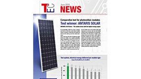 TEC Institut - Photovoltaic Modules Test Winner Antaris ASM Series